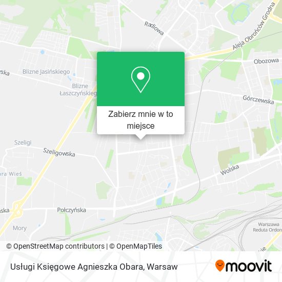 Mapa Usługi Księgowe Agnieszka Obara