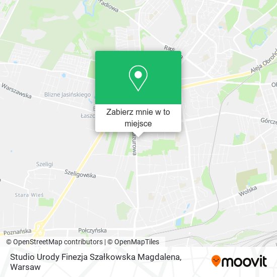 Mapa Studio Urody Finezja Szałkowska Magdalena