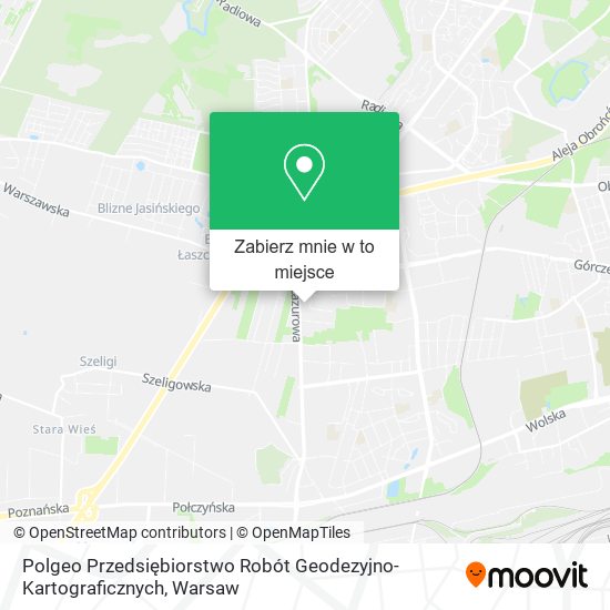 Mapa Polgeo Przedsiębiorstwo Robót Geodezyjno-Kartograficznych