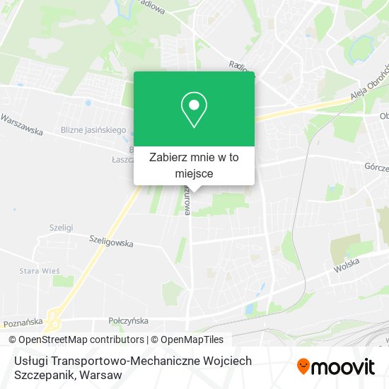 Mapa Usługi Transportowo-Mechaniczne Wojciech Szczepanik