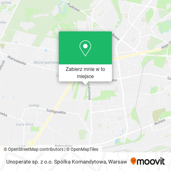 Mapa Unoperate sp. z o.o. Spółka Komandytowa