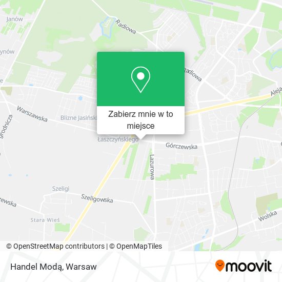 Mapa Handel Modą