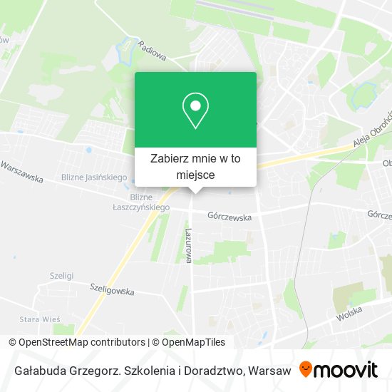 Mapa Gałabuda Grzegorz. Szkolenia i Doradztwo