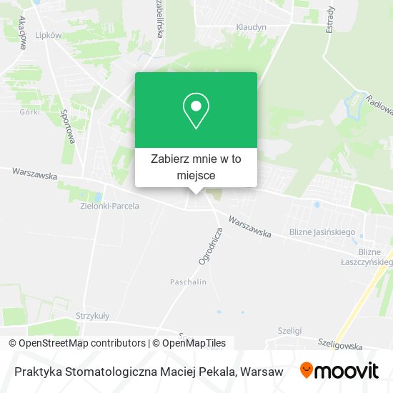 Mapa Praktyka Stomatologiczna Maciej Pekala