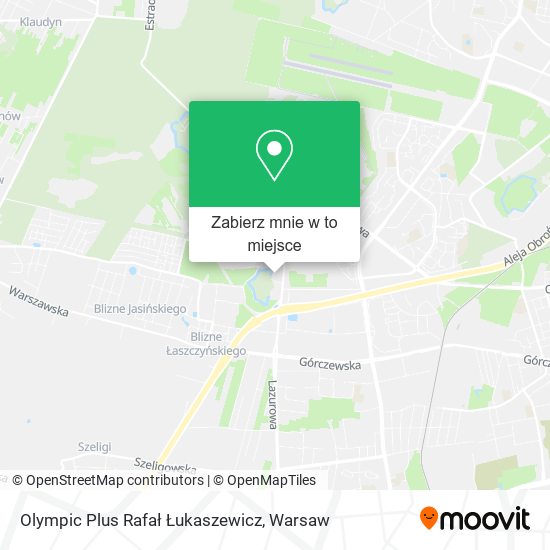 Mapa Olympic Plus Rafał Łukaszewicz