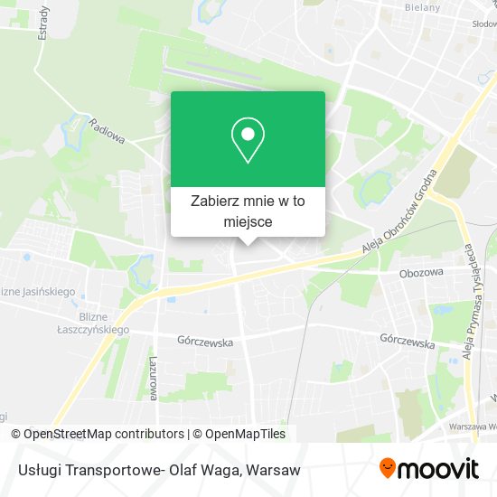 Mapa Usługi Transportowe- Olaf Waga