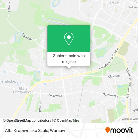 Mapa Alfa Kropiwnicka Szulc