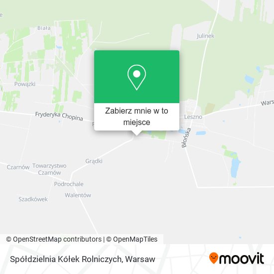 Mapa Spółdzielnia Kółek Rolniczych