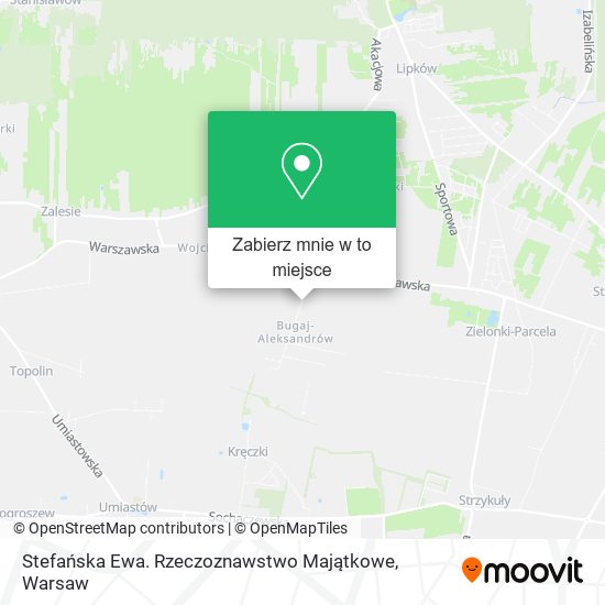 Mapa Stefańska Ewa. Rzeczoznawstwo Majątkowe