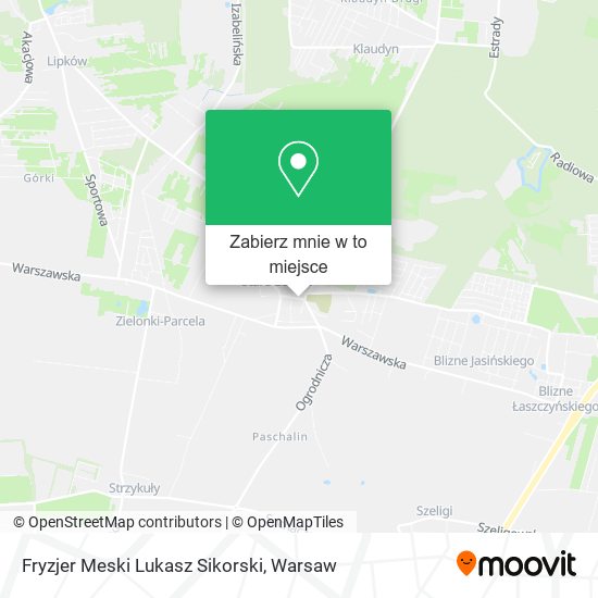 Mapa Fryzjer Meski Lukasz Sikorski