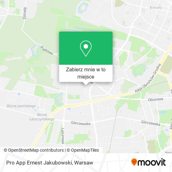 Mapa Pro App Ernest Jakubowski