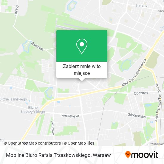 Mapa Mobilne Biuro Rafala Trzaskowskiego