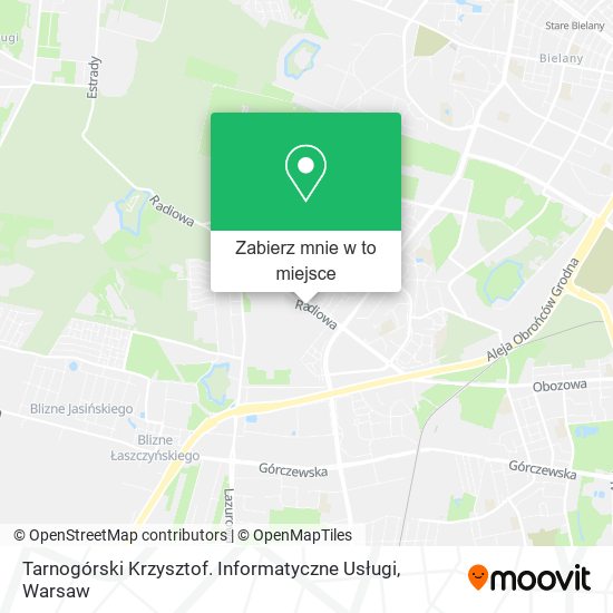 Mapa Tarnogórski Krzysztof. Informatyczne Usługi