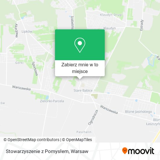 Mapa Stowarzyszenie z Pomysłem