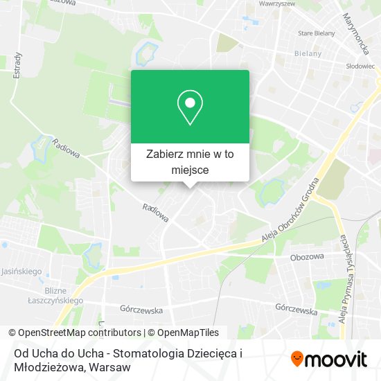 Mapa Od Ucha do Ucha - Stomatologia Dziecięca i Młodzieżowa