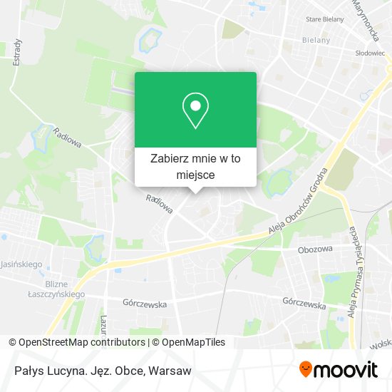 Mapa Pałys Lucyna. Jęz. Obce