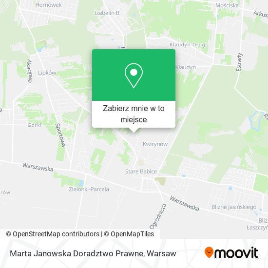 Mapa Marta Janowska Doradztwo Prawne