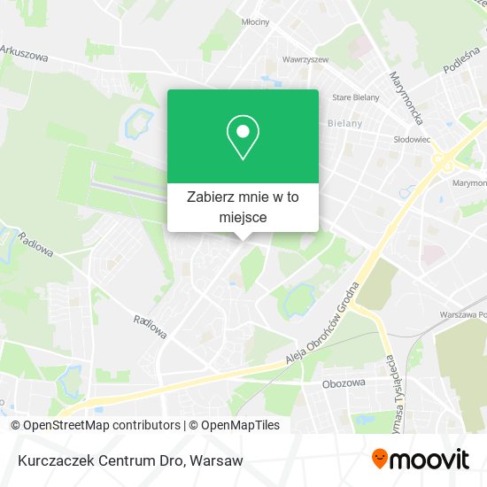 Mapa Kurczaczek Centrum Dro