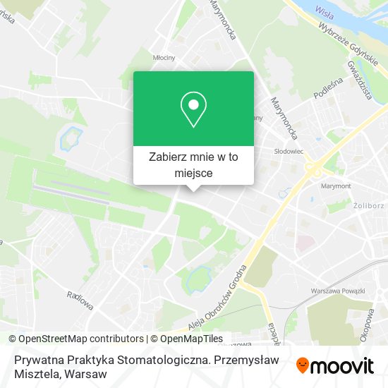 Mapa Prywatna Praktyka Stomatologiczna. Przemysław Misztela