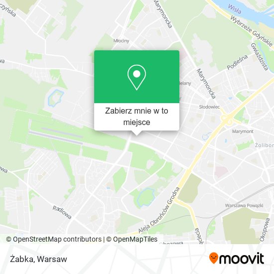 Mapa Żabka