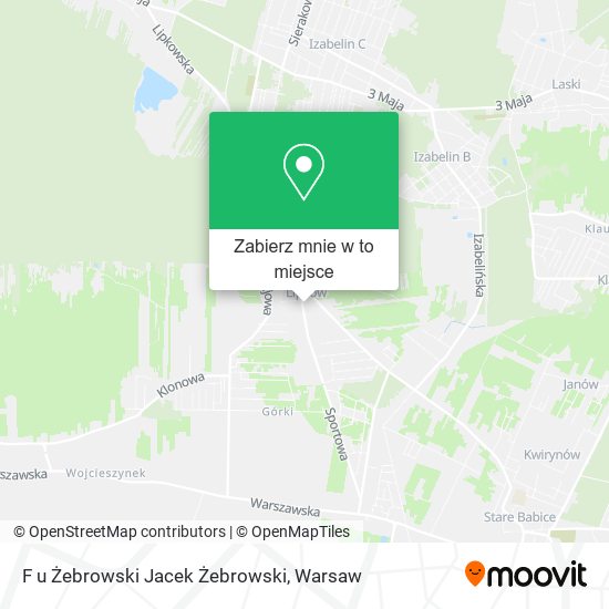 Mapa F u Żebrowski Jacek Żebrowski