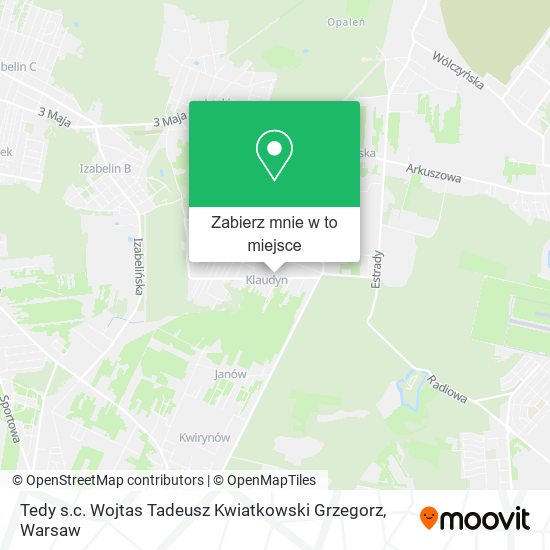 Mapa Tedy s.c. Wojtas Tadeusz Kwiatkowski Grzegorz