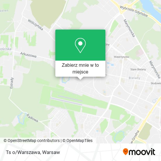 Mapa Ts o/Warszawa