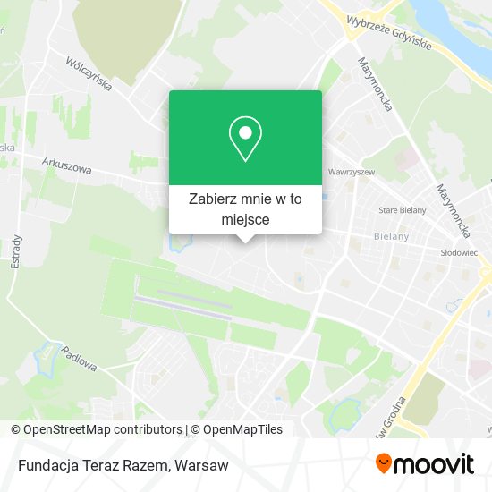 Mapa Fundacja Teraz Razem