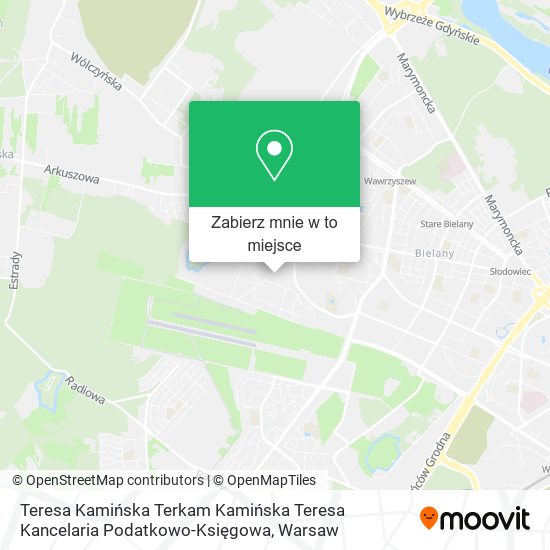 Mapa Teresa Kamińska Terkam Kamińska Teresa Kancelaria Podatkowo-Księgowa