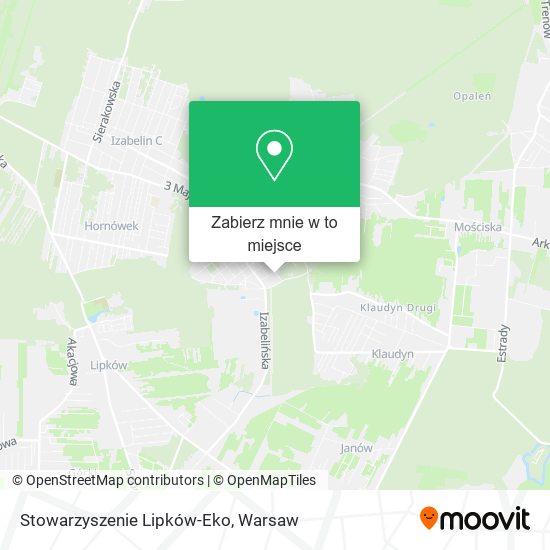 Mapa Stowarzyszenie Lipków-Eko