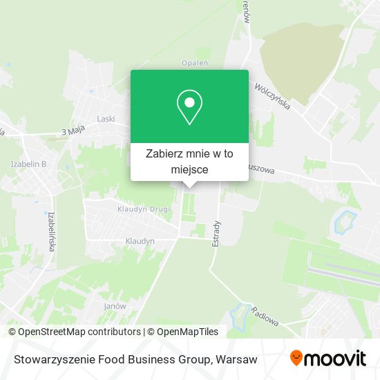 Mapa Stowarzyszenie Food Business Group