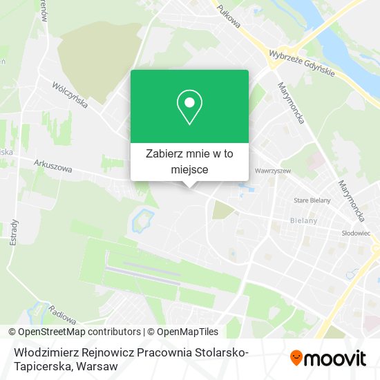 Mapa Włodzimierz Rejnowicz Pracownia Stolarsko-Tapicerska