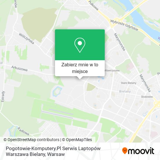 Mapa Pogotowie-Komputery.Pl Serwis Laptopów Warszawa Bielany