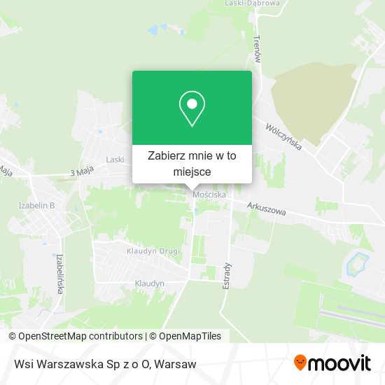 Mapa Wsi Warszawska Sp z o O