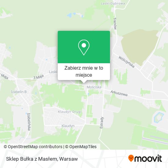 Mapa Sklep Bułka z Masłem