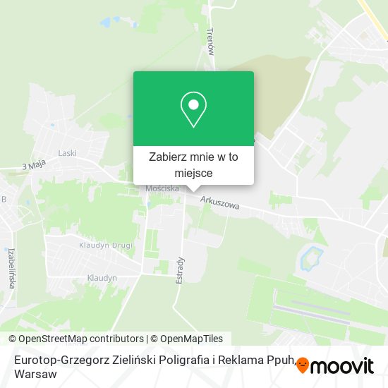 Mapa Eurotop-Grzegorz Zieliński Poligrafia i Reklama Ppuh