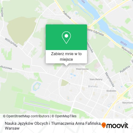 Mapa Nauka Języków Obcych i Tłumaczenia Anna Fafińska