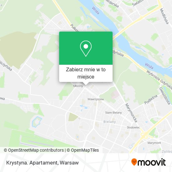 Mapa Krystyna. Apartament