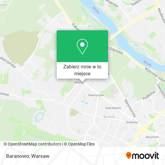 Mapa Baranowo