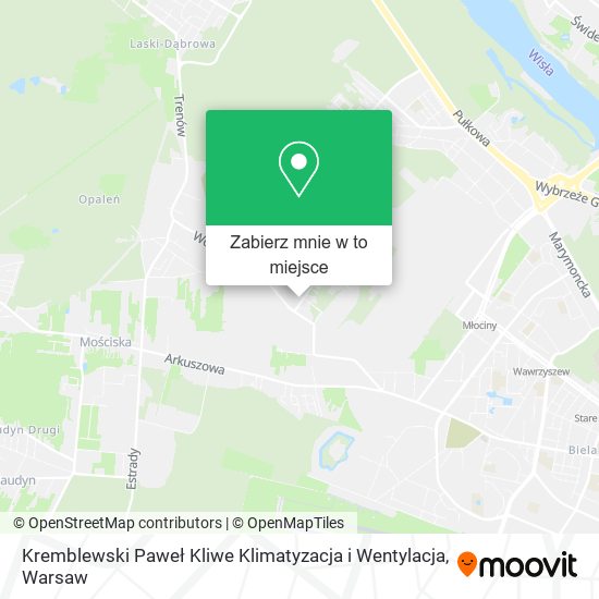 Mapa Kremblewski Paweł Kliwe Klimatyzacja i Wentylacja