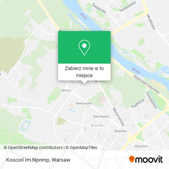 Mapa Kosciol Im.Npnmp