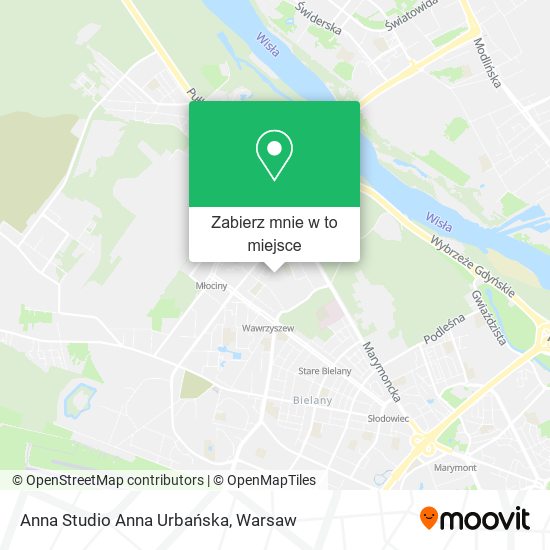 Mapa Anna Studio Anna Urbańska