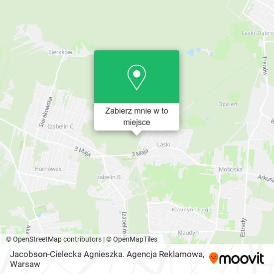 Mapa Jacobson-Cielecka Agnieszka. Agencja Reklamowa