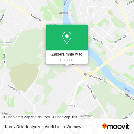 Mapa Kursy Ortodontyczne Viridi Linea