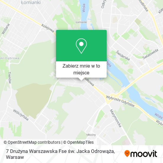 Mapa 7 Drużyna Warszawska Fse św. Jacka Odrowąża