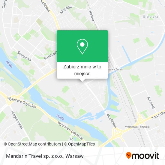 Mapa Mandarin Travel sp. z o.o.