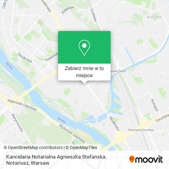 Mapa Kancelaria Notarialna Agnieszka Stefanska. Notariusz