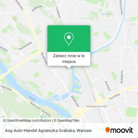 Mapa Asg Auto-Handel Agnieszka Grabska