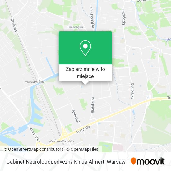 Mapa Gabinet Neurologopedyczny Kinga Almert