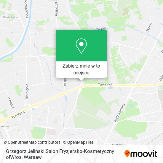 Mapa Grzegorz Jeliński Salon Fryzjersko-Kosmetyczny o!Włos